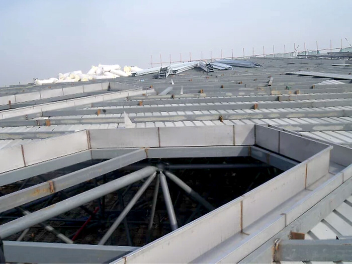 靖江安吉县体育馆网架